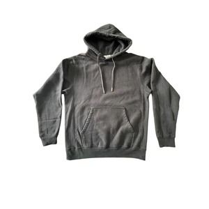 Heavy Weight Hoodie Maison Article Mens Size L Black Pullover Kangaroo Pocket